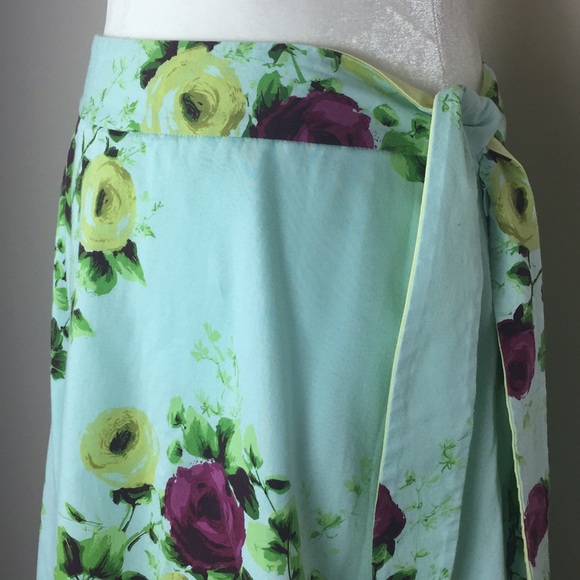 Anthropologie - Odille - Floral Side Tie Skirt - Picture 2 of 8